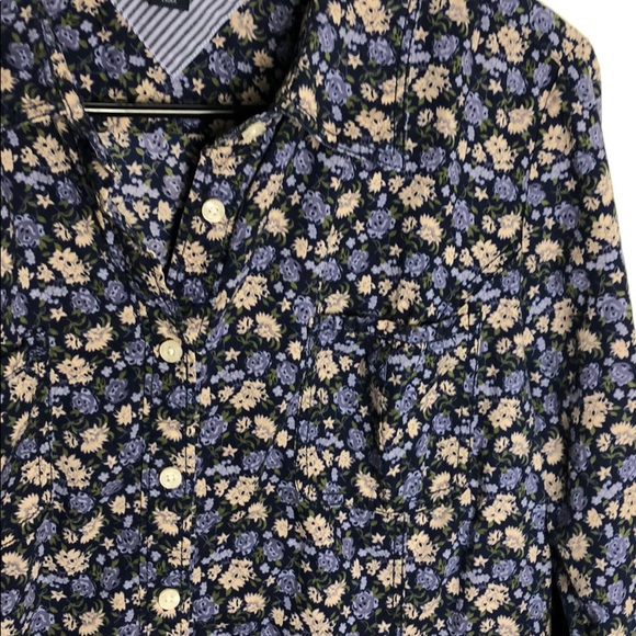 Tommy Hilfiger Floral Print Cotton Button Up - Picture 3 of 5